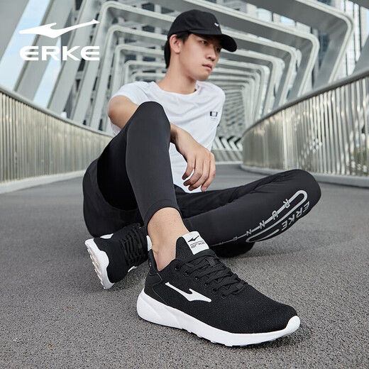 Hongxing Erke men's shoes, sports shoes, comfortable casual running shoes, lightweight soft-soled mesh shoes, jogging shoes for men