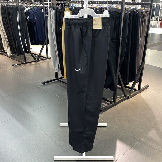 Nike (NIKE) official online store men's pants autumn new sports pants woven loose breathable straight pants casual pants long pants FB7491/black straight pants XL