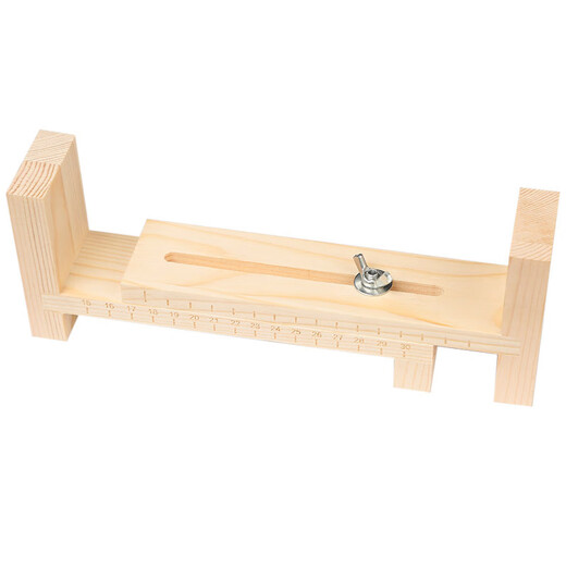 Beautifully made handmade rope fixing stand diy red rope bracelet braided rope jade thread Chinese knotted thread braided hand rope tool shelf three-legged braided wooden stand (1 piece)