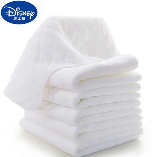 Disney Disney nouveau-né bébé pantalon de couches en coton pur Sac à couches respirant étanche et lavable, anti-fuite anti-côté pour hommes et femmes en été (style velcro) rose clair + ciel + emballage chaud 3 pièces L