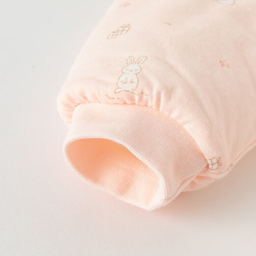 戴维贝拉新生儿夹棉加厚爬服秋装女宝宝连体衣婴儿衣服