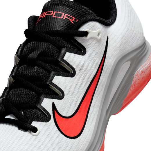 Nike Men's Lightweight Breathable Tennis Shoes Winter New Cushioning Mesh NIKE VAPOR 12 IB2534 100 White/Volcanic Red/Wolf Gray 40.5