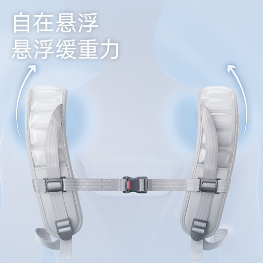 Hubeier (HBR) Air suspended waist stool baby strap baby lightweight baby holding artifact to reduce pressure Xuanyu Black + waist extension belt