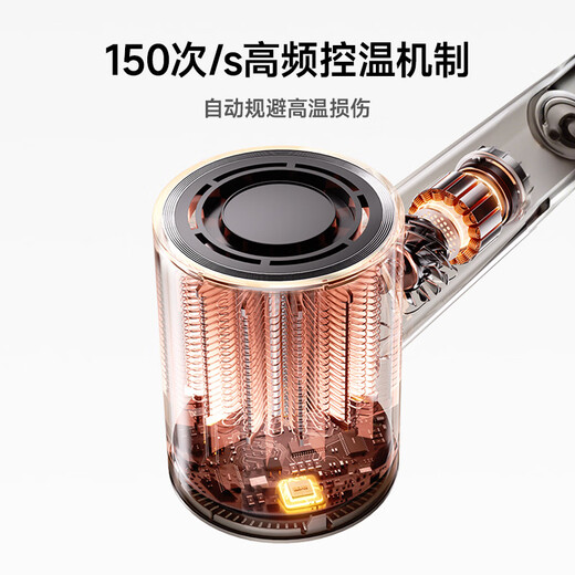 RUAFEE Hair Dryer Home High Speed Plasma Hair Dryer High Power High Wind Hair Dryer Negative Ion Hair Care Low Noise Fast Dry Hair Hair Send Gift National Subsidy Face Control Powder