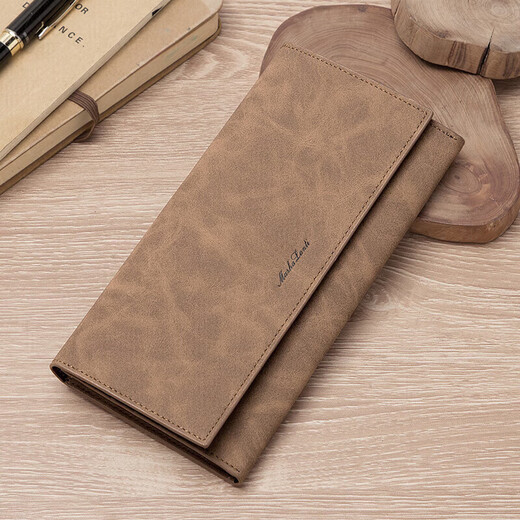 MashaLanti men's wallet long wallet large capacity ID card holder wallet clutch bag men's high-end Father's Day birthday gift