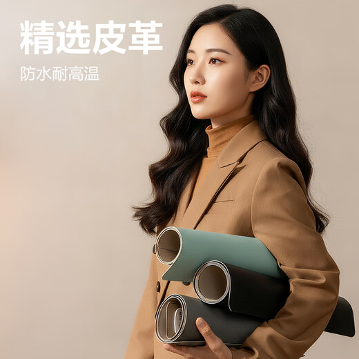 Deli Tapis de Souris Chauffant Tapis de Bureau Chauffant Tapis de Bureau Chaud Extra Large Tapis de Bureau Chauffant étendu Bureau d'étudiant Bureau Ordinateur de Bureau Coussin Chauffant électrique Noir 80 * 32 cm