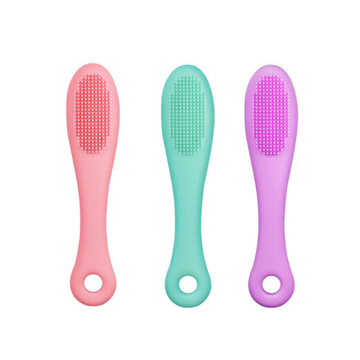 Lanlian cat black chin cleaning brush silicone brush cleaning pet cat dog comb chin toothbrush cleaner cleaning brush four pack