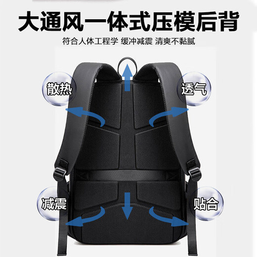 Huixun Jingdong's own brand multi-functional business trip shoulder computer bag backpack