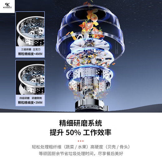 Honeywell kitchen waste disposer wireless switch automatic water inlet grinder can be connected to the dishwasher 326PRO upgraded model X6