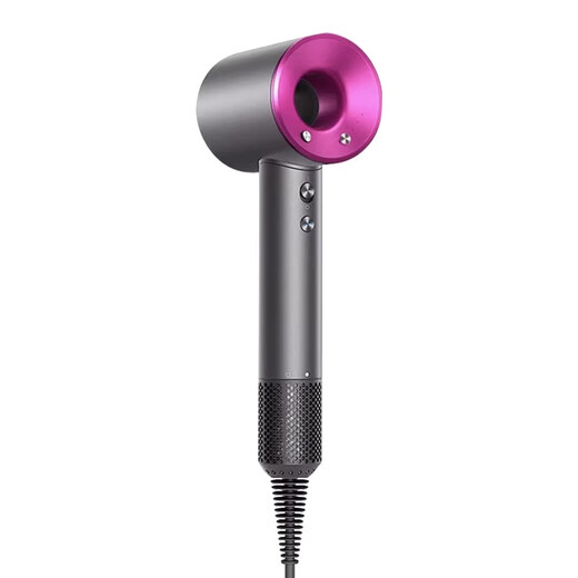 Qingyang Dyson leafless hair dryer negative ion hair care hair dryer high speed hair dryer silent hot and cold wind hair salon home high power sunset rose five air nozzles 4.1 billion hair care negative ions