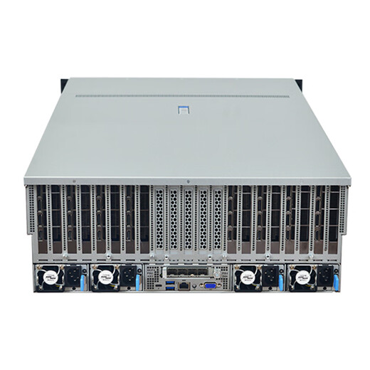 Gigabyte de doble canal de cuarta generación Xeon DDR5 de ocho canales GPU/8 tarjetas 5090/RTX4090 DeepSeek servidor GPU de aprendizaje profundo inteligencia artificial estación de trabajo montada en bastidor de doble canal 6530 64 núcleos 128 subprocesos 2,1G 256G de memoria + RTX4090 24G*8