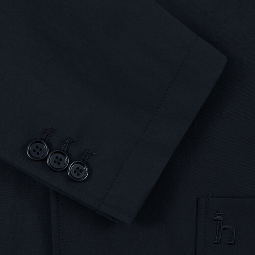 HAZZYS Herren-Anzugjacke für Frühling und Herbst, Pendler, Singles, Business-Anzug, Herren, ASUZJ0BAJ05, Marineblau, NV, M (170/92A 46)