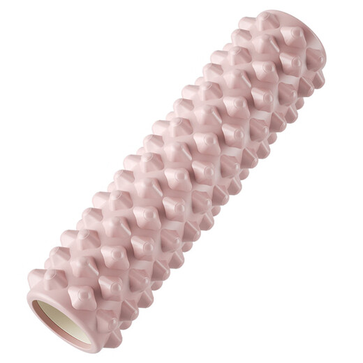 Langwei foam roller muscle relaxation massage roller slim calf mace yoga column Langya roller fitness equipment pink foam roller 45cm