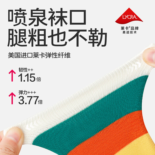 Baby children's socks spring and autumn student pure cotton A-type baby girl's mid-calf socks pure cotton girls boys summer thin style