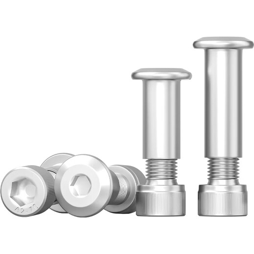 Fengji 304 stainless steel cup head hexagonal rivets butt locking screws and nuts splint furniture combination set M6*10-5 sets