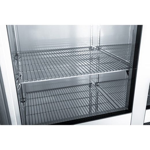 達克斯豪华款铜管商用四门冰箱双温冷藏冷冻大容量立式展示柜餐饮厨房酒店水果蔬菜保鲜柜 全铜管 直冷六门1392L  【D1.6D-S6】