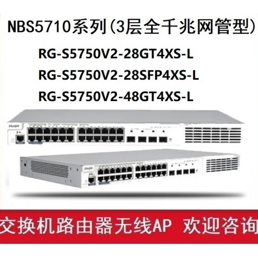 锐捷睿易RG-NBR6120-E 6135 6125 6205 6215 6210-E V2网关路由器 RG-NBR6205-E(带机500)