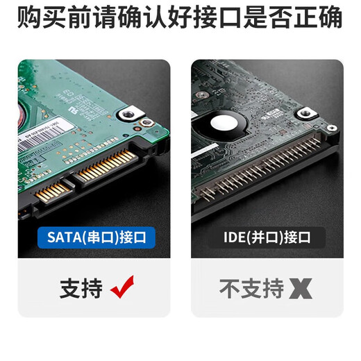 HuaGu mobile hard drive box 3.5-inch SATA high-speed 2.5-inch mechanical reading external box serial port desktop notebook SSD solid-state box 3.1- 2/3.5-inch SATA universal supports up to 18TB