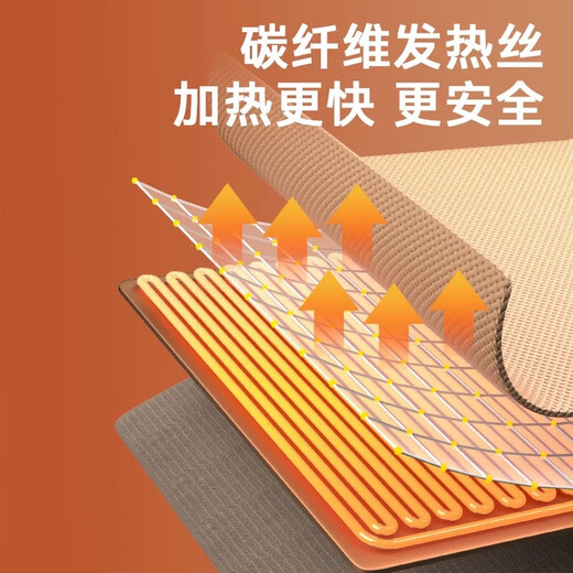 Aishangxiang electric heating blanket heating shawl USB plug-free heating blanket leg warmer outdoor home single office leg warmer washable nap blanket noble purple 15 seconds quick heating gift box