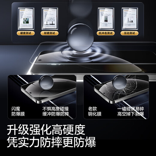 Flash Magic is suitable for Realme gt8/8pro tempered film mobile phone film, HD explosion-proof and anti-fingerprint lens film, lossless pixels, smooth feel and no white edges, enhanced version | explosion-proof and anti-fingerprint 2 pieces, universal for Realme gt8/8pro