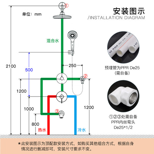 TOTO verdeckter Wandduschkopf TBG11303 11304 versteckte eingebettete Wandbadewanne Vollkupferhahn Dreiwege-Wasserauslassplatte + Dusche + Topbrause + Wasserdüse