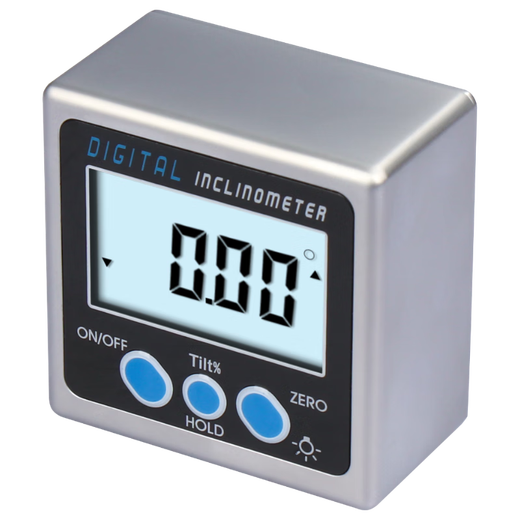 Weidu digital display inclinometer box high-precision angle measuring instrument leveling instrument with magnetic electronic level level ruler metal model single-sided magnetic