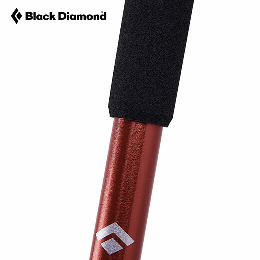 Black Diamond Black Diamond BD outdoor trekking pole telescopic walking pole light hiking equipment outdoor supplies 112507 112507-red pair (including snow pole cap)