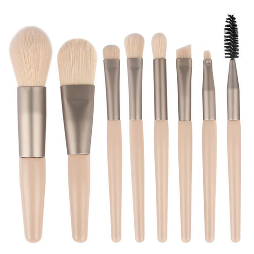 Lan Weiting Makeup Brush Set 13 Soft Gripping Powder Loose Powder Brush Eyebrow Brush Concealer Brush Full Set Makeup Brush Tools Portable Novice Sweet Powder 8 Brush Set PVC Packaging 1 Piece