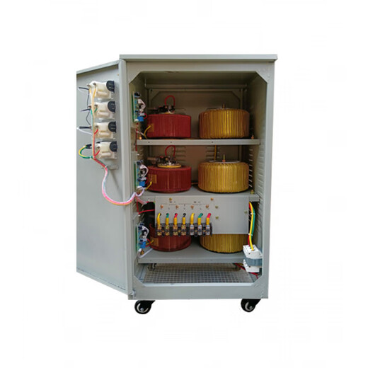 Three-phase 380v voltage regulator high power 30/40/60/100/120KW elevator laser voltage regulator power supply SBW-400KVA