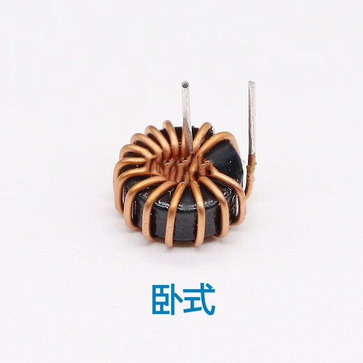 Hanshi Hengye Iron-silicon-aluminum magnetic ring inductor coil 40125-22uH-0.7 wire-5A vertical bushing/100 pieces