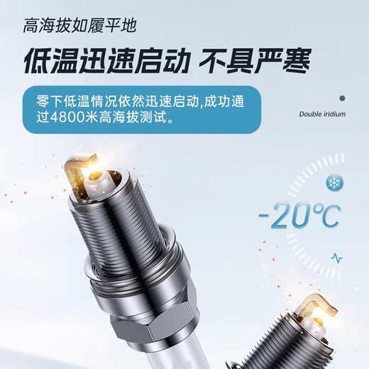 湃速15至今吉利博越2.0L双铱金火花塞原厂原装汽车配件4支装9901