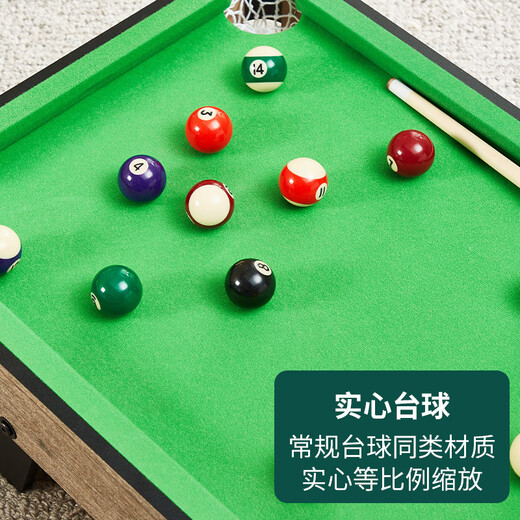 Top Sports Family Foldable Children's Pool Table Home Installation-Free Three-in-One Indoor Multi-Function Table Table Tennis Table 150cm Three-in-One (TP-5909) Green Cloth