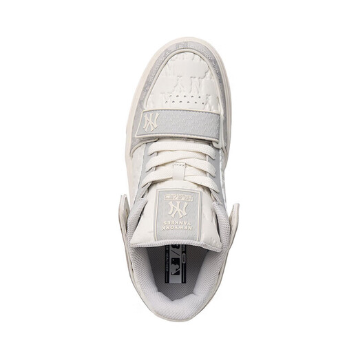 MLB板鞋男女同款虞书欣代言明星同款学长鞋运动休闲鞋3ASXCMM4N 灰色/50GRS 37.5 (235mm)