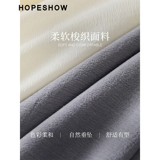 Red-sleeved retro palace-style chiffon shirt spring 2025 new women's solid color right shoulder three-dimensional bud collar temperament top high-grade gray 064 M