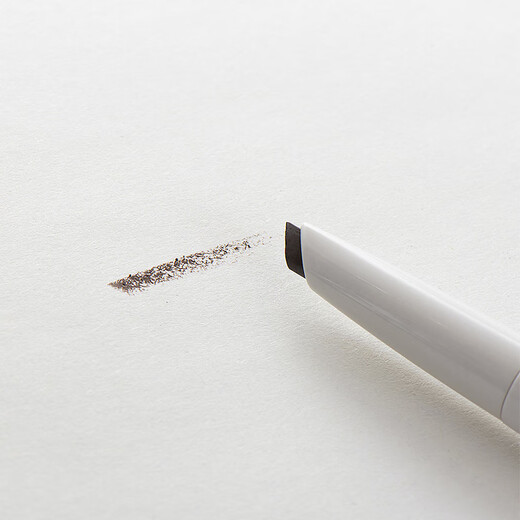 MUJI Rotary Eyebrow Pencil Chopper Head Dark Brown 0.28g