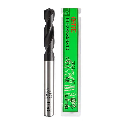 TIANGONG Ost powder metallurgy fixed handle twist drill bit stainless steel special super hard drill twist powder high speed steel drill 10.2MM