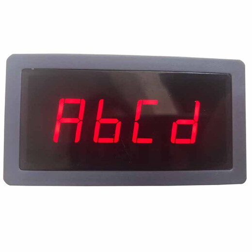 RS485 serial port meter led digital tube display plc communication module MODBUS-RTU3/4/5/6-digit waterproof LED-083 3-digit red waterproof + terminal without wiring waterproof details RS485