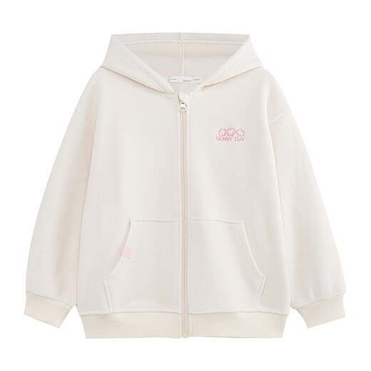 INMAN children's clothing girls double-sided Austrian velvet warm jacket 25 autumn and winter new children's anti-static hooded top apricot 140