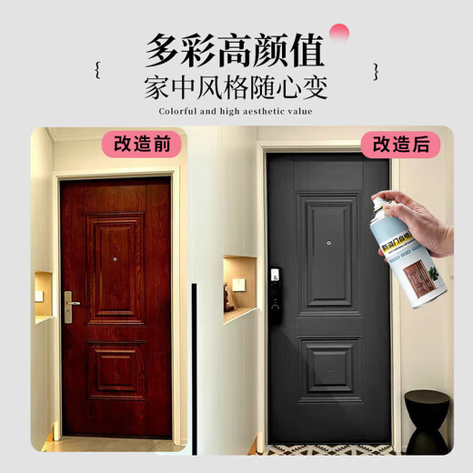 Shantou Lincun IIFTFIRE fluorocarbon metal self-painting aluminum alloy color change stolen door renovation door paint door iron door old door copper door BZ-9764 outdoor explosion gold