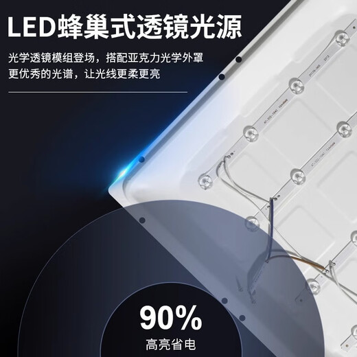 Fanyao 600*600 integrated ceiling light LED panel light bathroom office building embedded engineering light single drive-white light