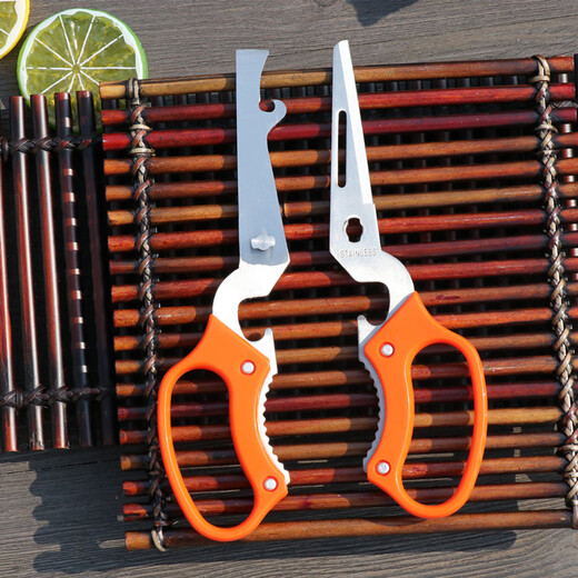 张小泉杭州剪刀多功能一体厨房多用剪刀不锈钢剪刀强力鸡骨剪MP-3 上海张小泉QMP-3