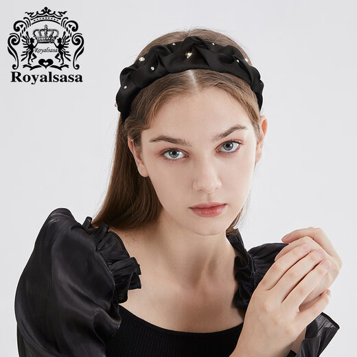 Royal sasa royal salsa headband simple small fresh imitation pearl headband college style headband autumn and winter fashion hair accessories