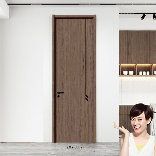 琢木缘ZMY-8087   卧室门室内门无漆木门