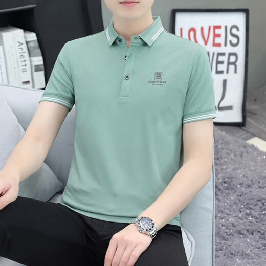 ZZANG/INS LIGHT LUXURY High-End Brand Polo Camiseta de manga corta Summer Summer NUEVA Camiseta suelta Lapa suelta Top A12356M Apricot Color XL (recomendado 130-145Jin [Jin equivale a 0.5 kg])