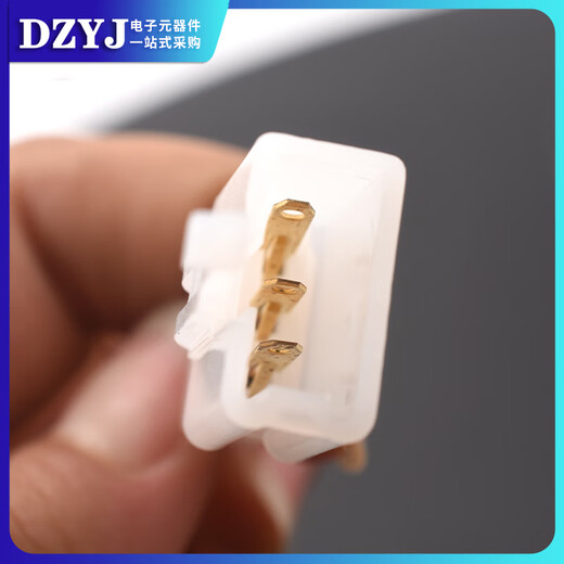 2.8mm car connector with wire motorcycle wiring harness plug male and female docking 2P3P4P6P9P male and female docking 2.8mm 150mm female head 3p