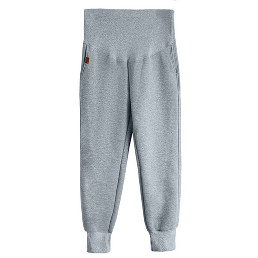 Yuanshe (YUANSISE) maternity pants winter plus velvet thickened sherpa thermal sweatpants slimming versatile leggings sweatpants harem trousers black --- sherpa XL recommended 130-145Jin Jin equals 0.5 kg