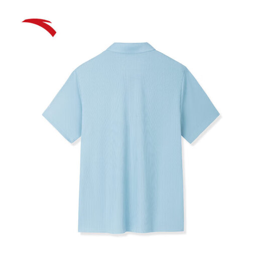 ANTA Lapel POLO Shirt Men's 2024 Spring Solid Color T-Shirt Sports Men's Casual Short T-Top 152321164