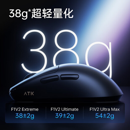 ATK Raykon F1V2 Wireless Mouse Wired/Wireless Dual-mode Esports Mouse Lightweight Ergonomic Esports Office Gaming Mouse F1V2 Master Edition 2.0 Pink