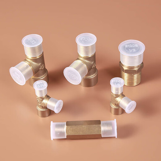 White T-shaped edge plastic plug thread protective sleeve transparent rubber cover screw anti-collision protective cover braces T-M6 (100 pieces)