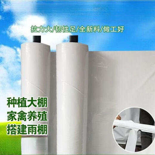 Qinkai black and white film sun protection insulation film thickened anti-aging breeding greenhouse film black and white film boutique 20S longevity black and white film thickened (durable 7 years) 6 meters wide and 10 meters long